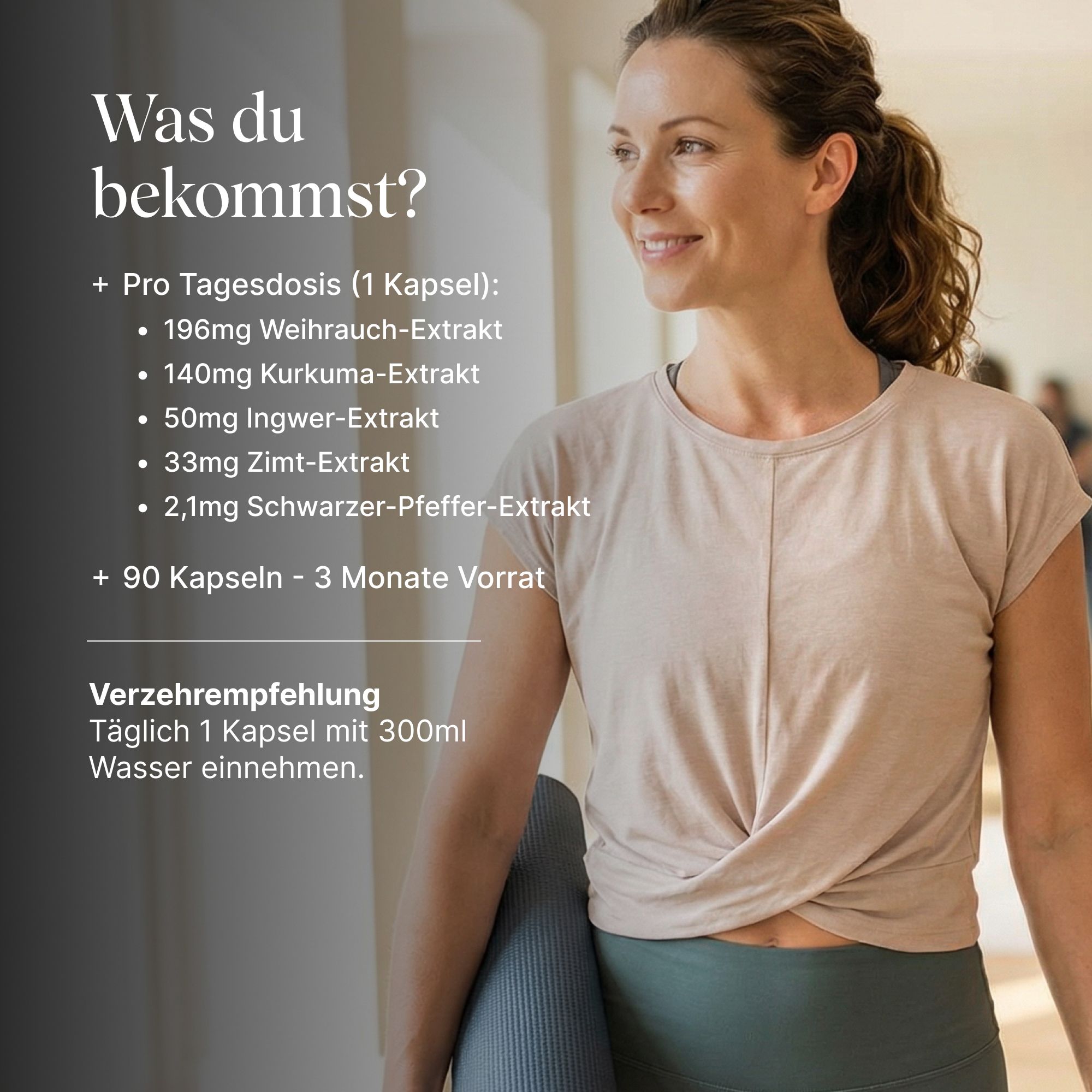 VETAIN Kurkuma Weihrauch Ingwer Komplex - 127mg Boswelliasäure & 105mg Curcumin - Mit Zimt & Piperin
