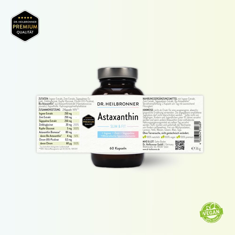 Astaxanthin SLIM + FIT Kapseln