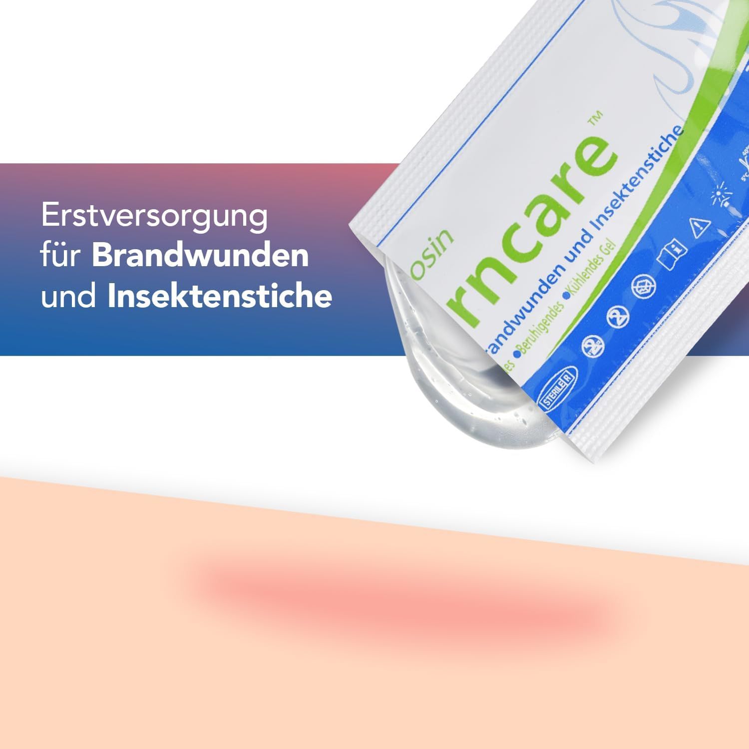 First Aid Only Gel für Brandwunden und Insektenstiche