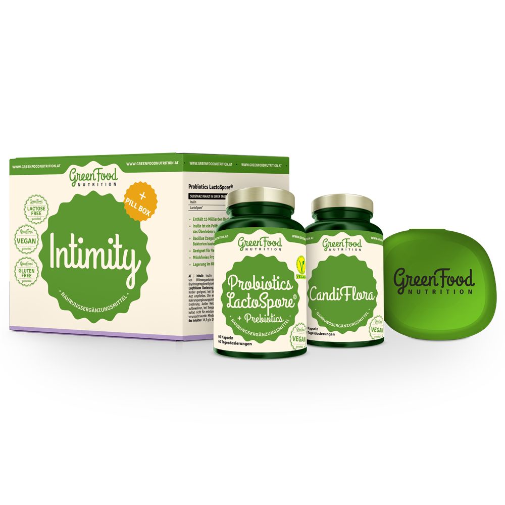 GreenFood Nutrition Intimity + Pillbox