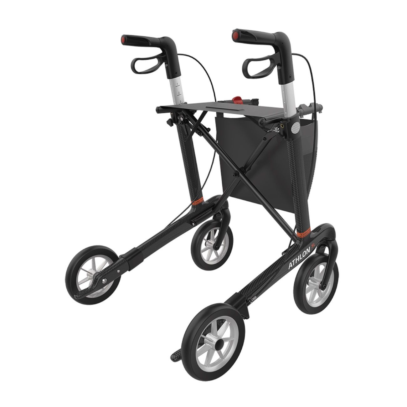 Rehasense Athlon SL Komfort S Carbon Rollator schwarz