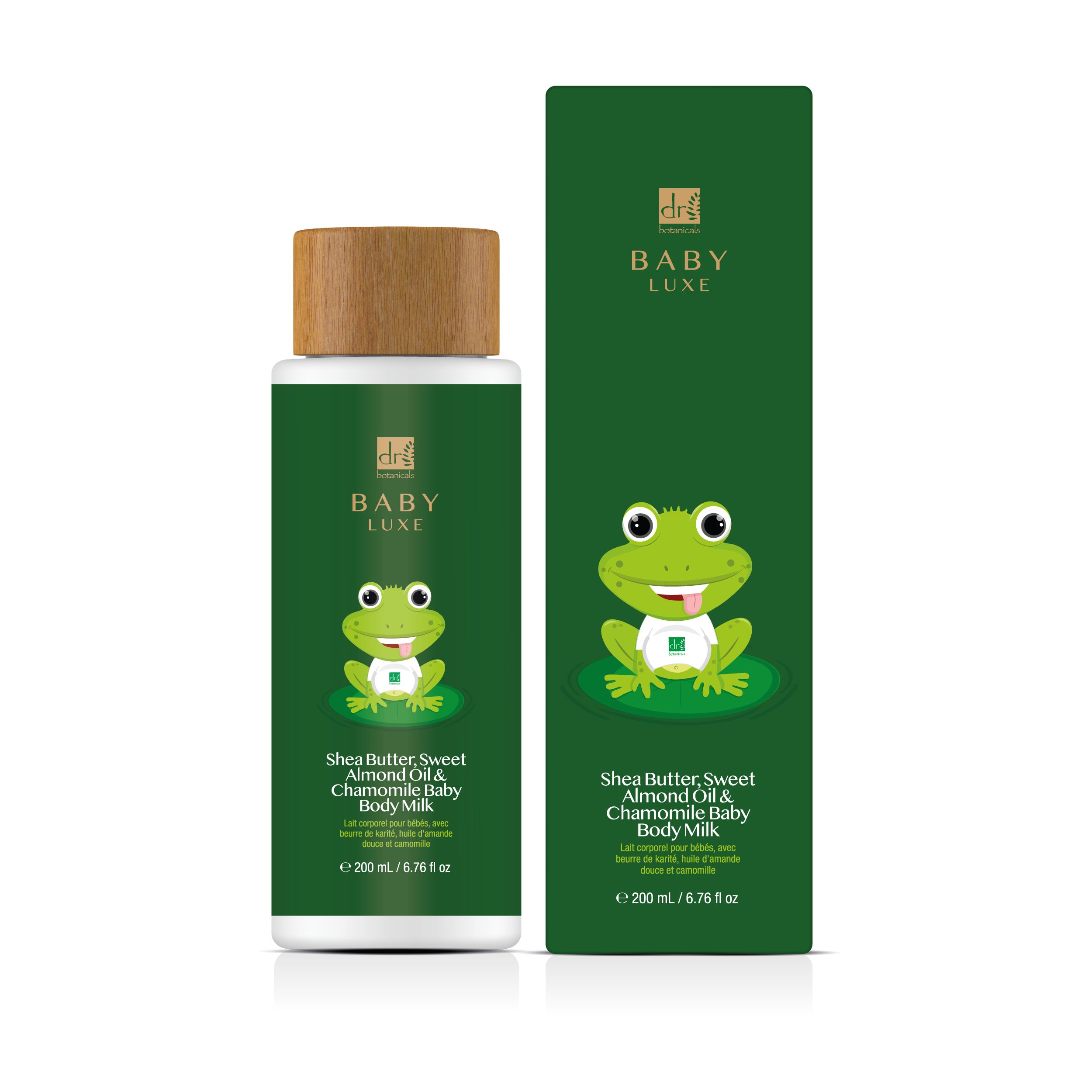 Dr. Botanicals BABY LUX Shampoo und Badegel, Körperöl und Milch
