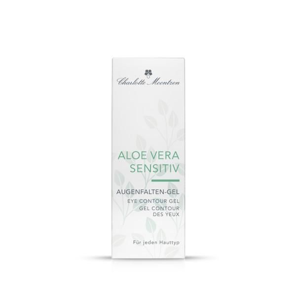 Charlotte Meentzen Aloe Vera Sensitiv Augenfalten-Gel Faltschachtel.
