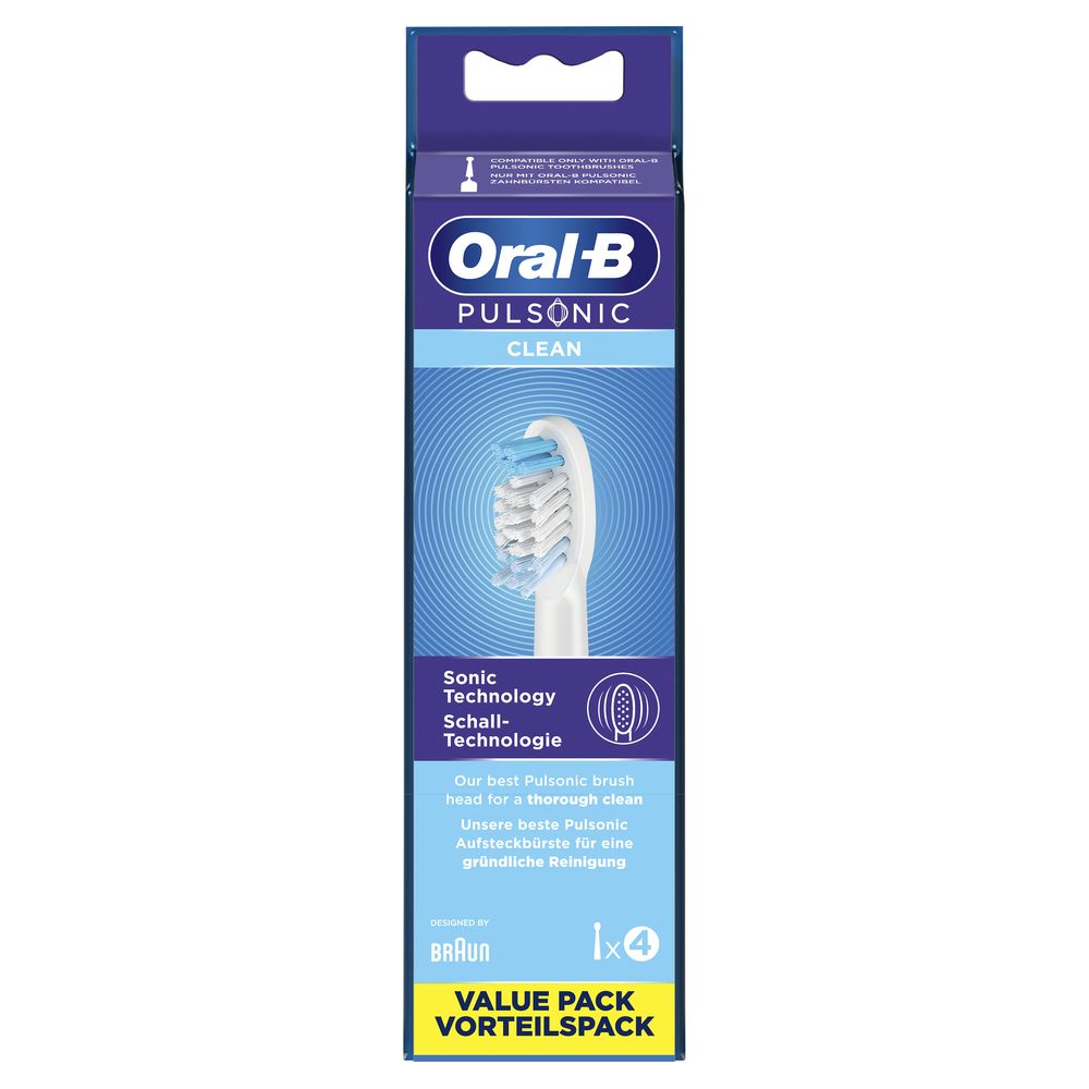 ORAL-B Pulsonic Clean Zahnbürstenköpfe x4