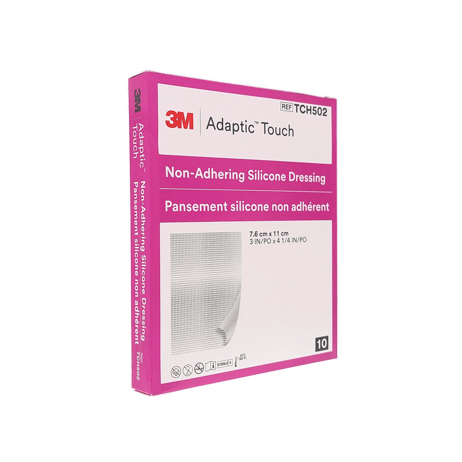 ADAPTIC TOUCH SIL 7.6X11CM