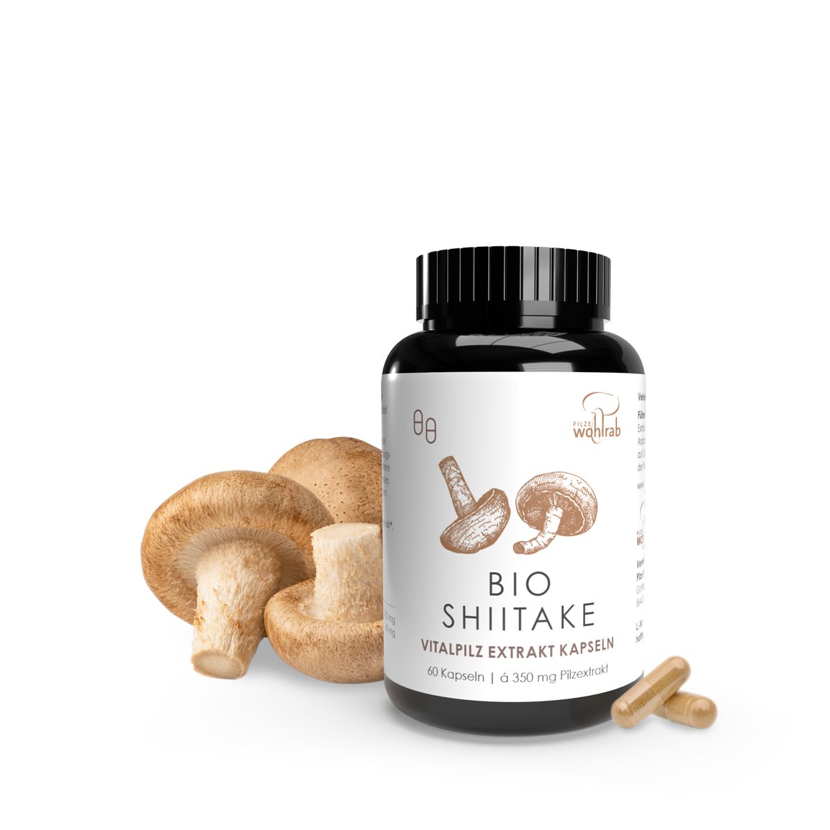 Shiitake BIO Extrakt Kapseln 60 St