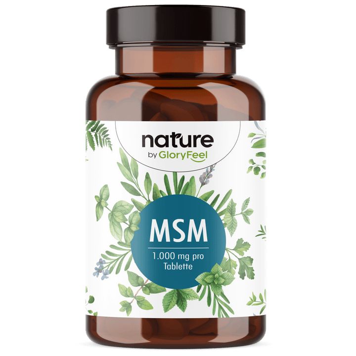 gloryfeel® Nature MSM Tabletten hochdosiert 365 MSM Schwefeltabletten