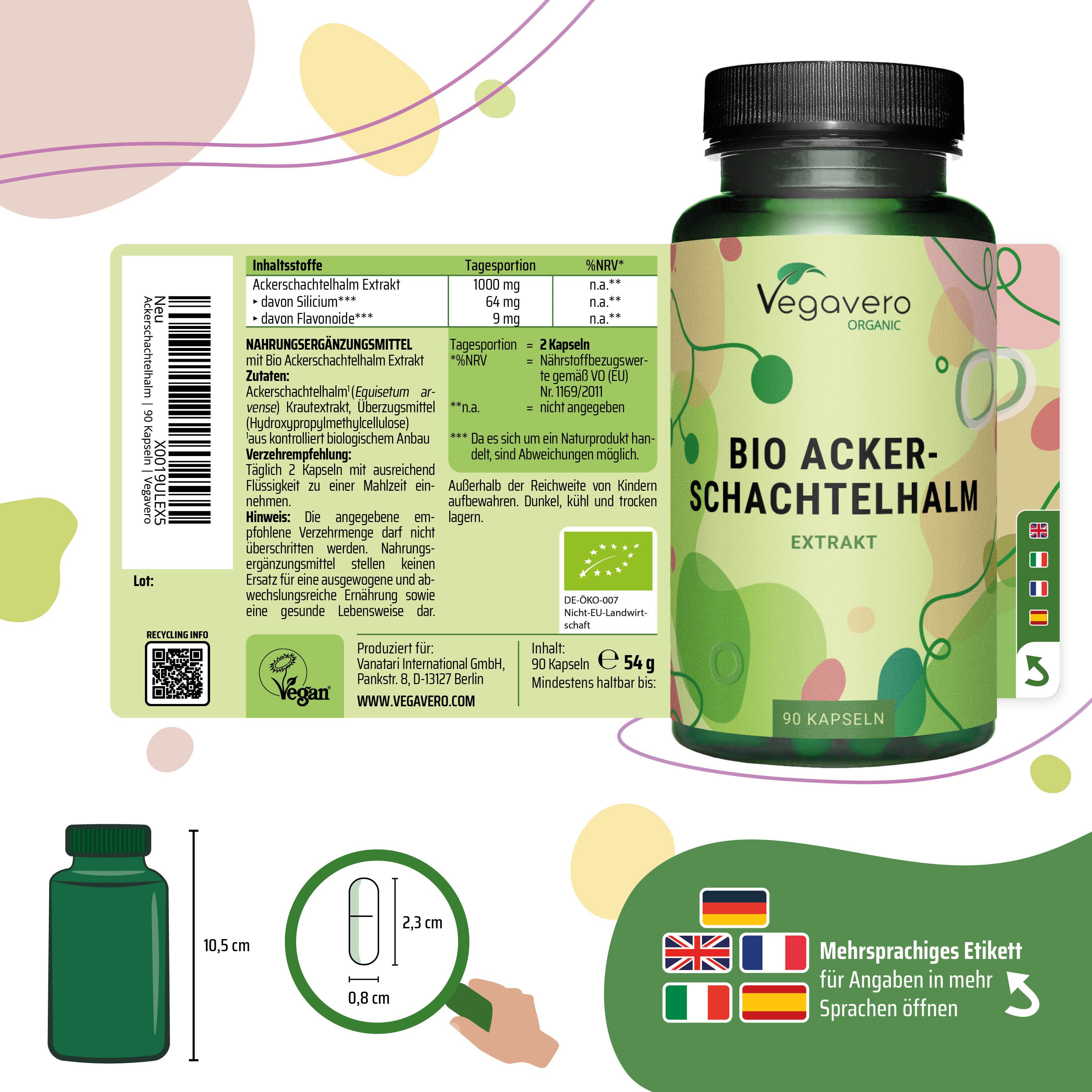 VEGAVERO Ackerschachtelhalm BIO