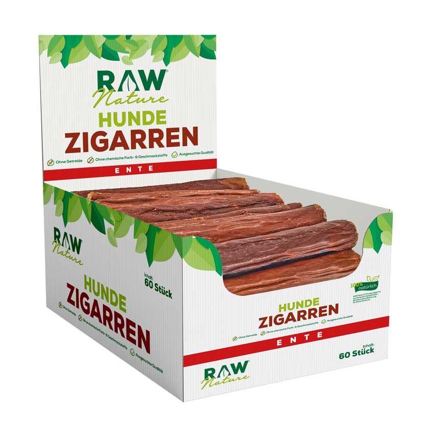 RAW Nature Hundesnack, Ente Hunde-Zigarren, Dörrfleisch Kausnack