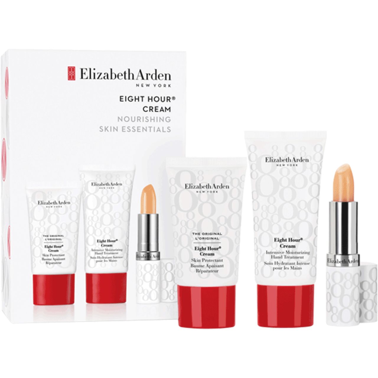 Elizabeth Arden Eight Hour Set - Skin+Lip Protect +Hand Cream