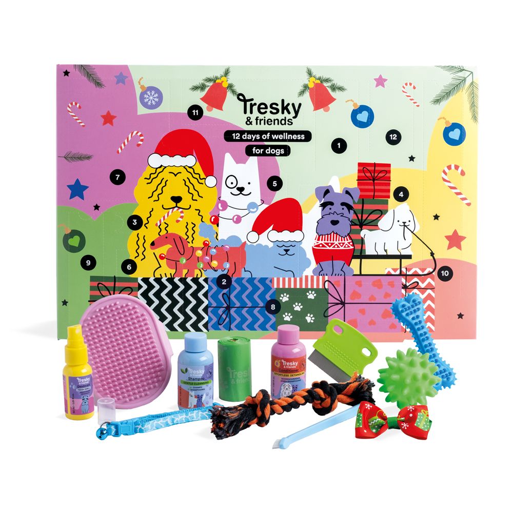 Tresky & Friends Hunde Adventskalender 12 teilig 1 St Kombipackung