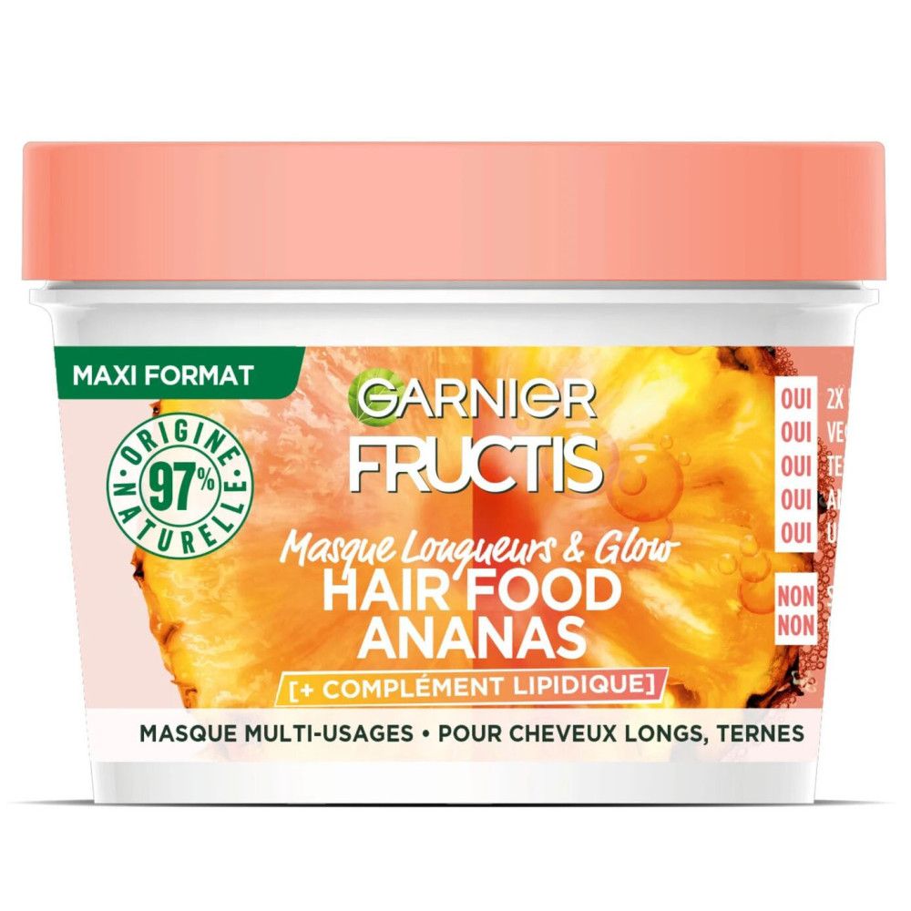 Garnier - Fructis Länge & Glow Maske - Hair Food Ananas