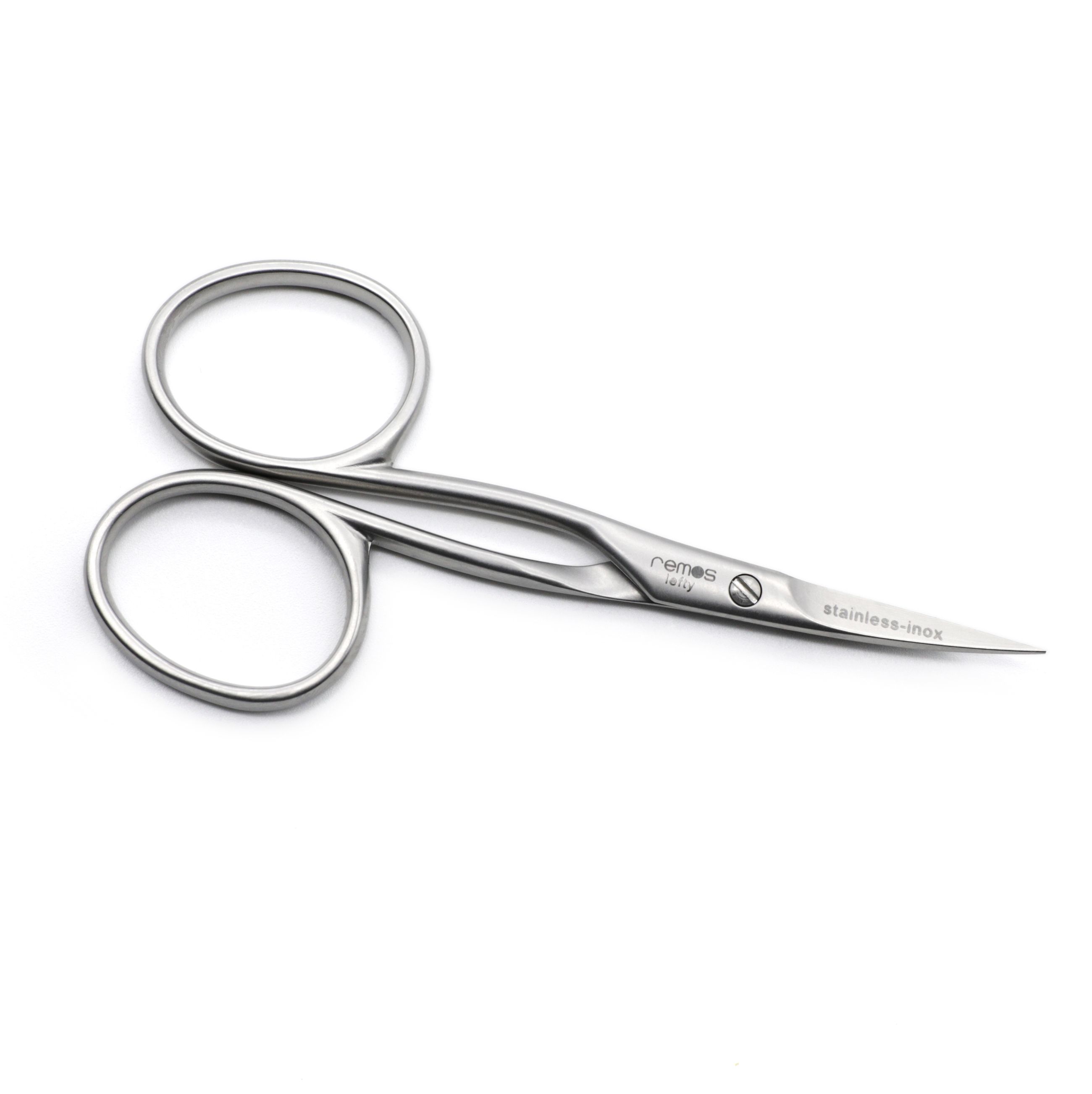 REMOS Linkshänder-Nagelschere aus Edelstahl, gebogen.