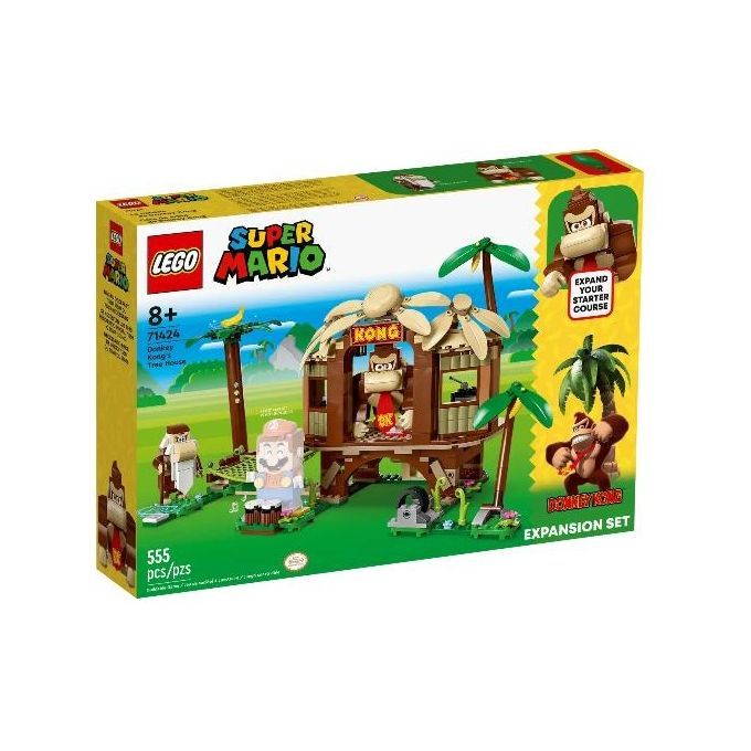 LEGO Super Mario 71424 Pack di Espansione Casa sull'Albero di Donkey Kong, Giochi per Bambini e Bam