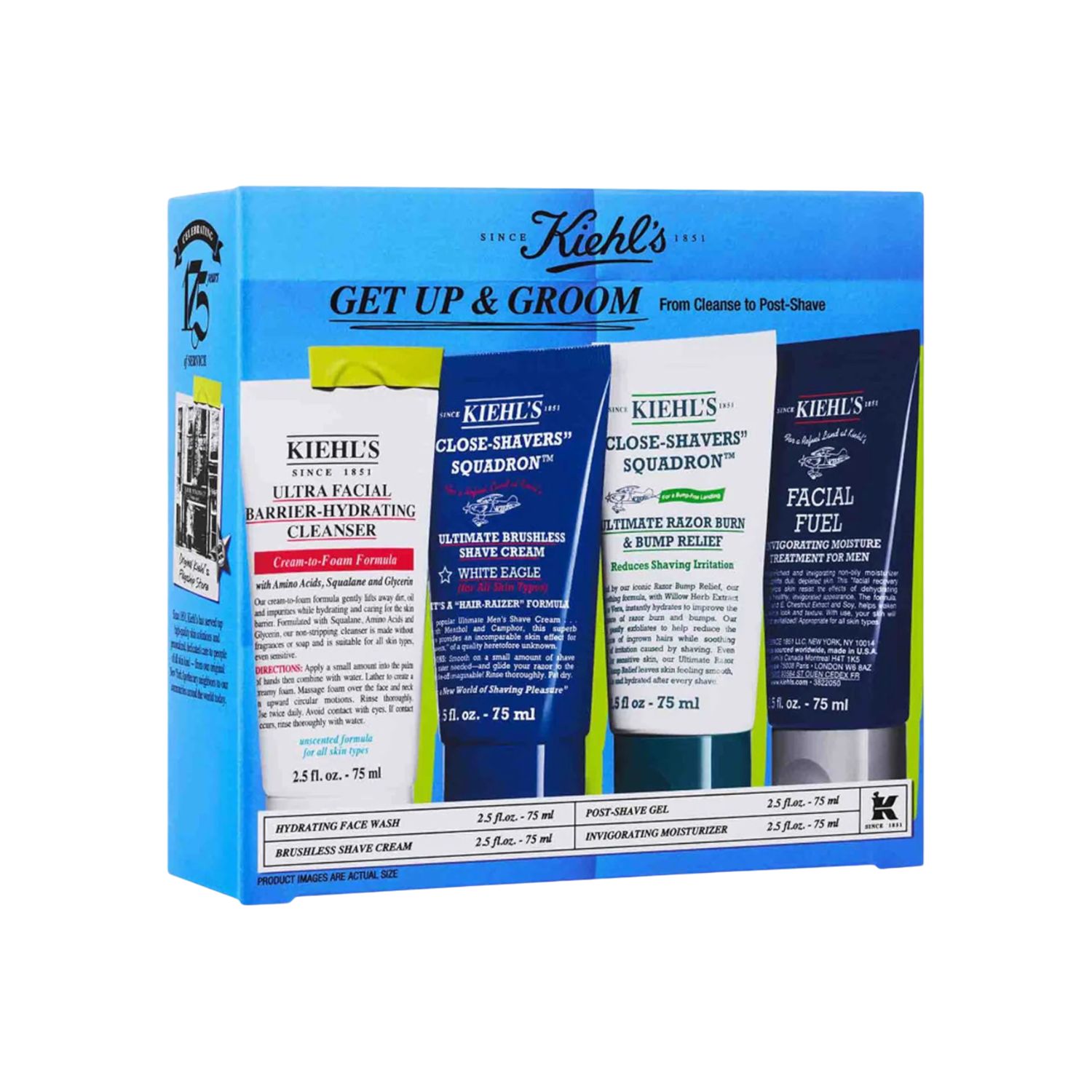 Kiehl's MEN'S GROOMING TRAVEL SET - Rasierset