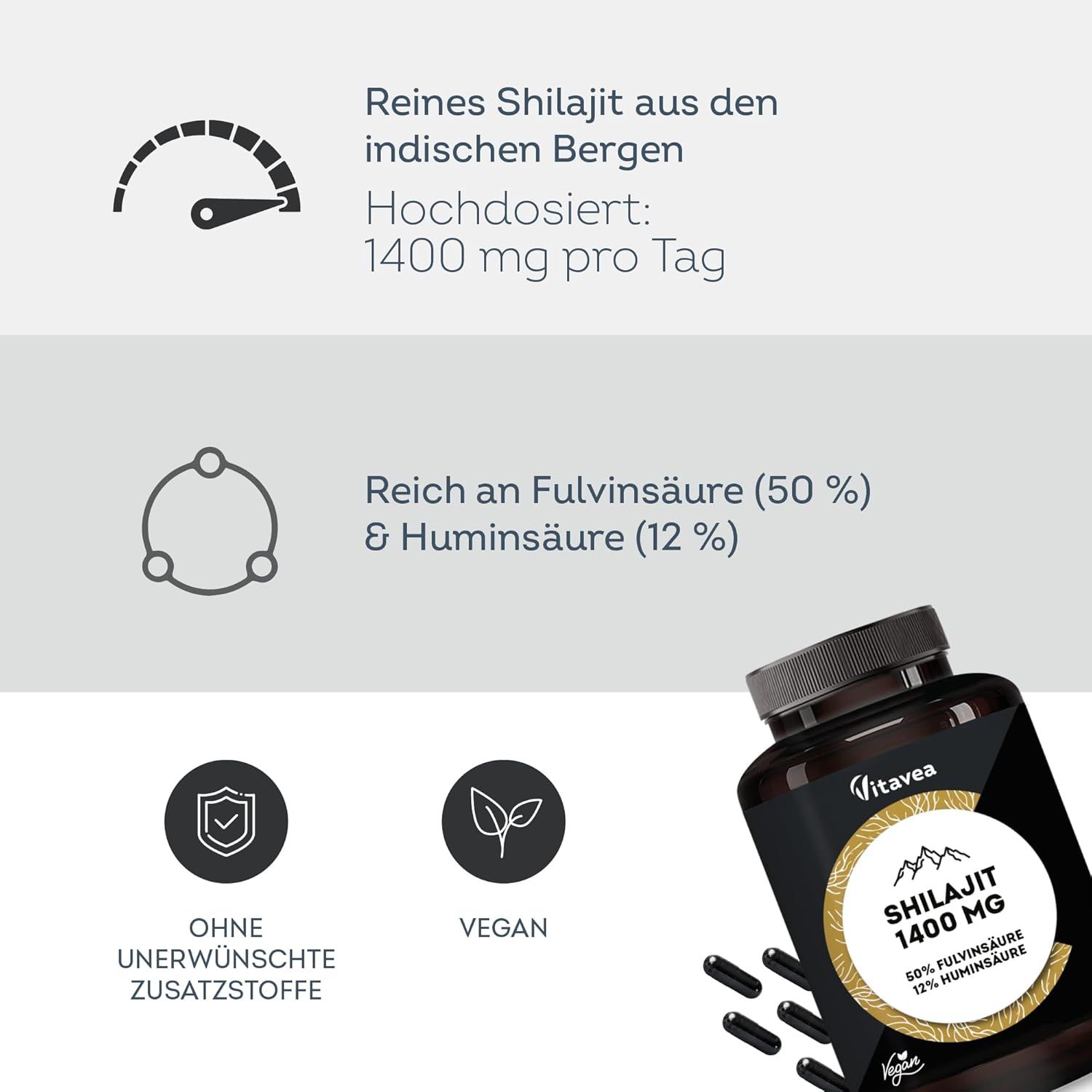 Vitavea Shilajit Kapseln