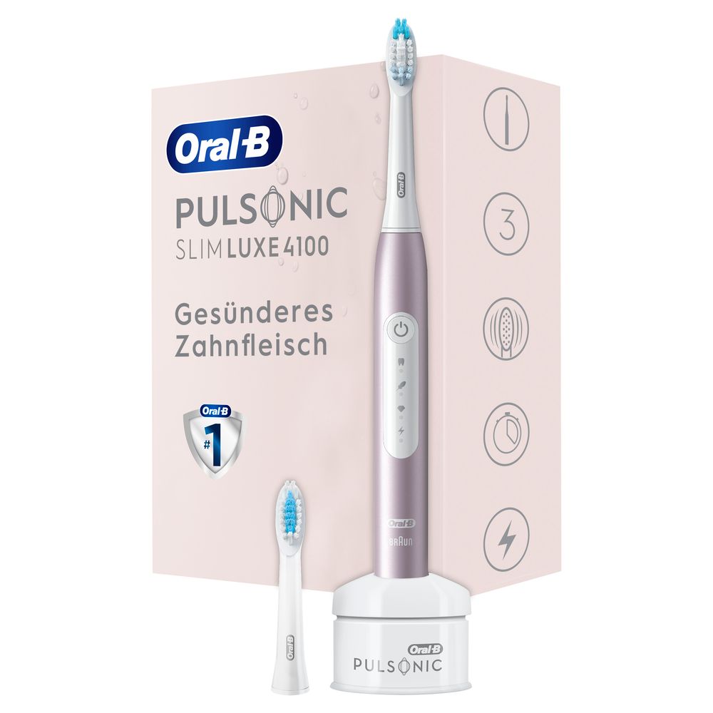 Oral-B - Elektrische Schallzahnbürste "Pulsonic Slim Luxe 4100" in Rosegold