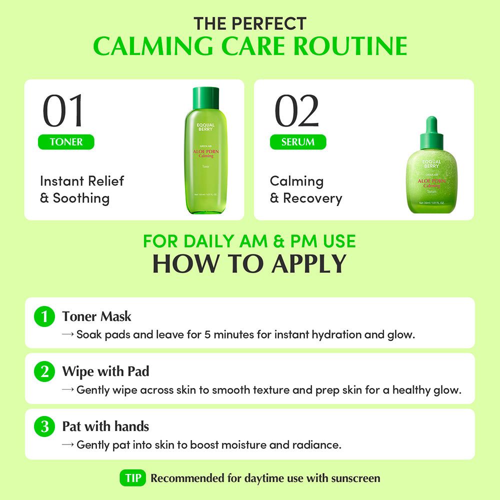 EQQUALBERRY Aloe PDRN Calming Toner