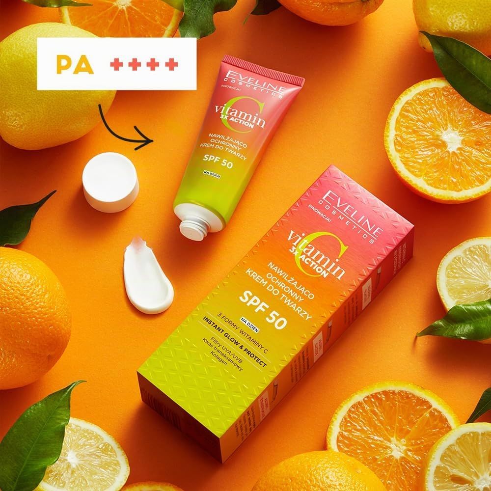 Eveline Cosmetics Vitamin C 3x Action Gesichtspflege SPF 50