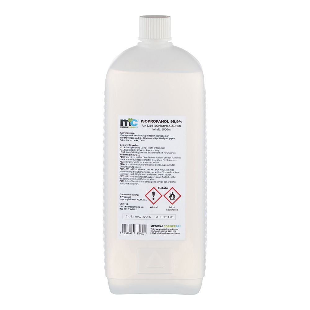 Medicalcorner24 Isopropanol 99,9% 1 l - SHOP APOTHEKE