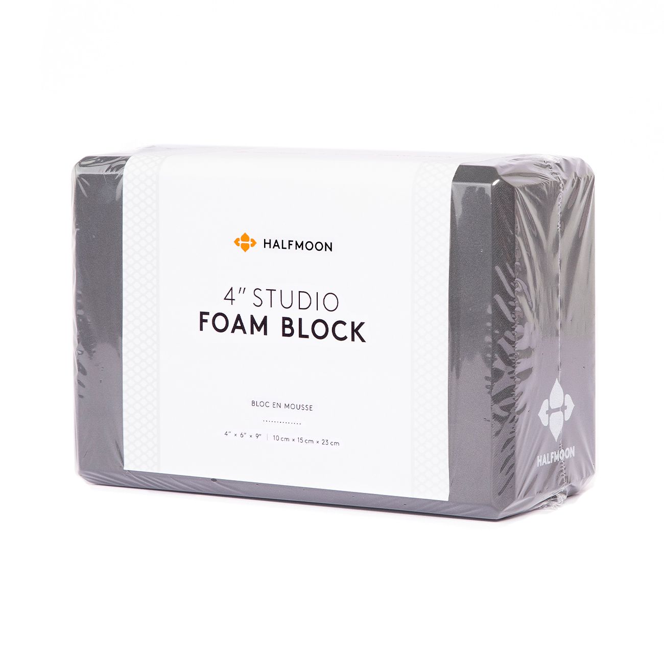 Schaumstoff Yogablock 4" - Charcoal