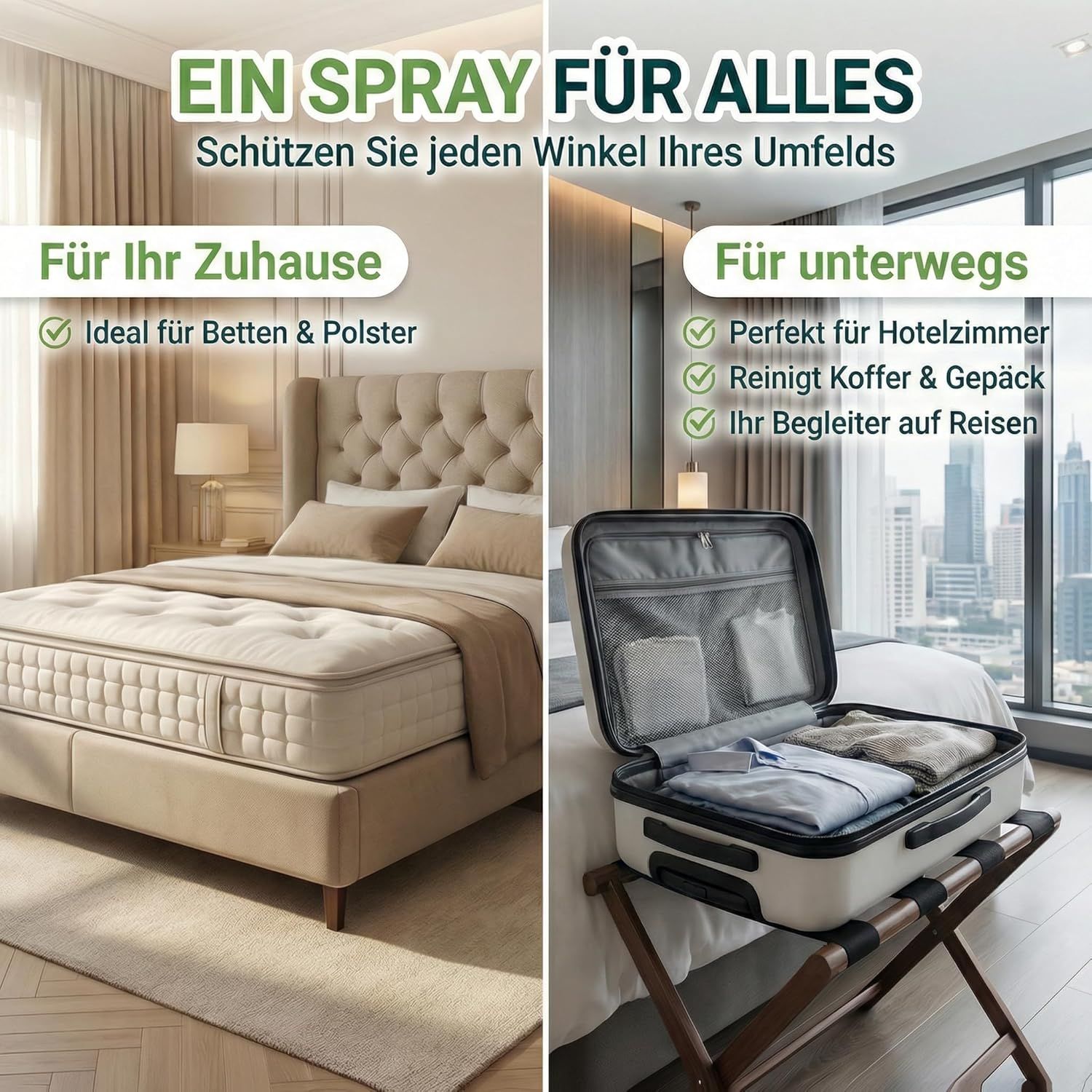 HomeBugProtect Bettwanzen Spray Für Textilien und Möbel