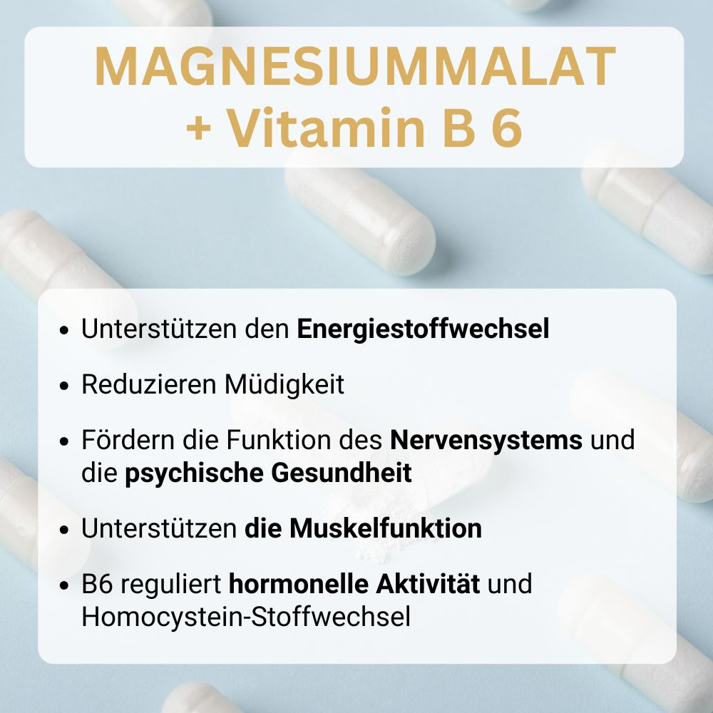 SwissOvit Magnesium-Malat + Vitamin B6 Komplex