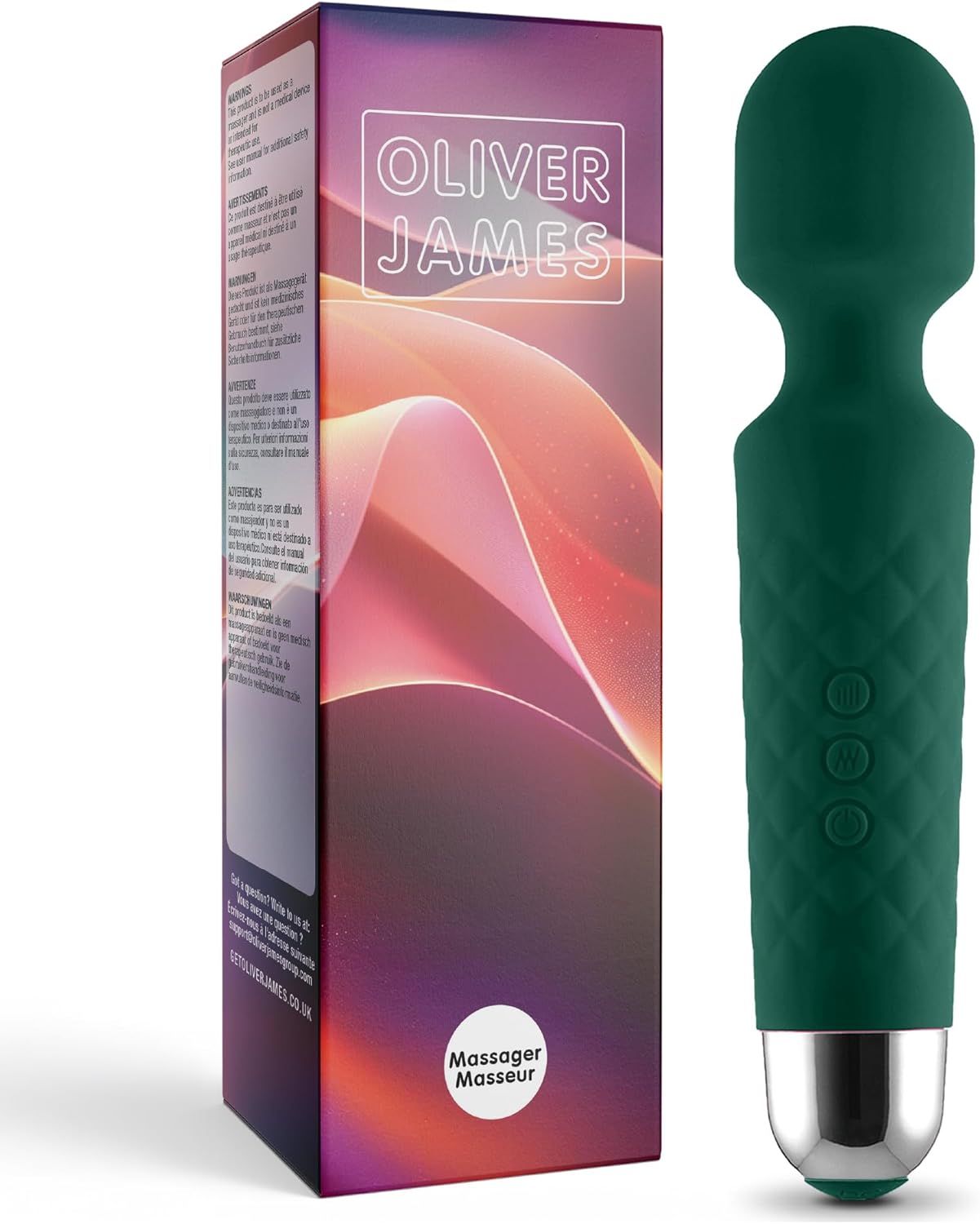 Oliver James Vibrator für Frauen - Leise & Leistungsstark Grün