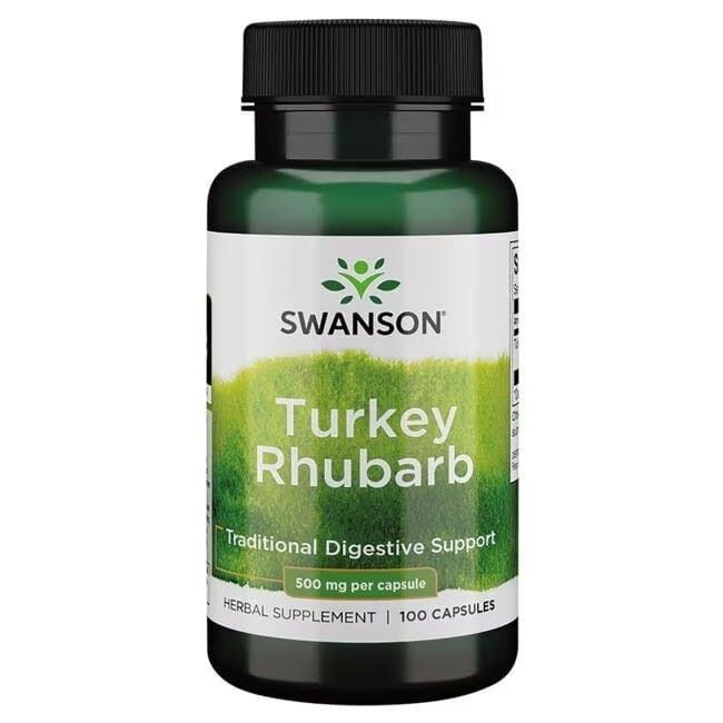 SWANSON Truthahn Rhabarber 500 mg