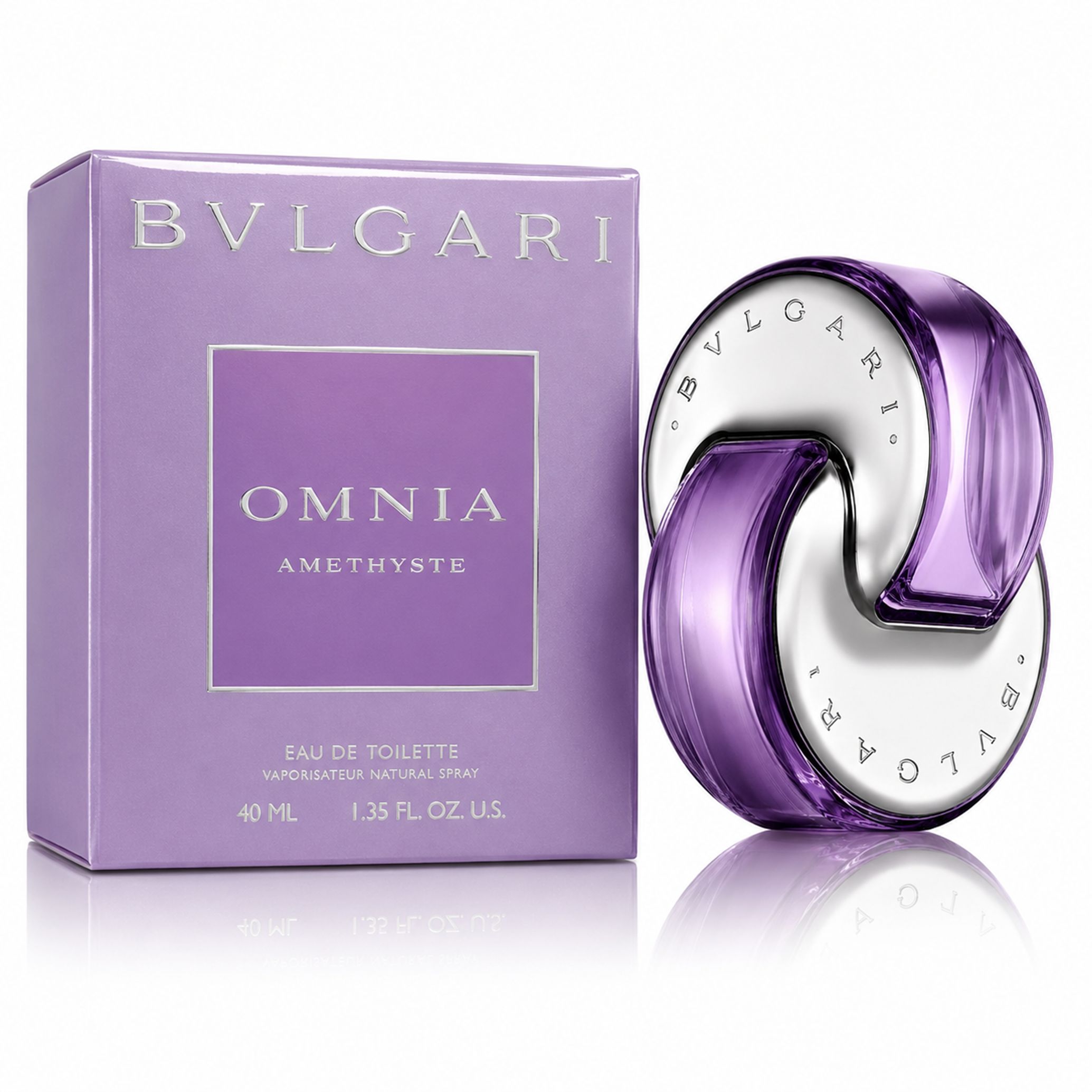 Bvlgari Omnia Amethyste Eau de Toilette Spray 40ml mit Verpackung.