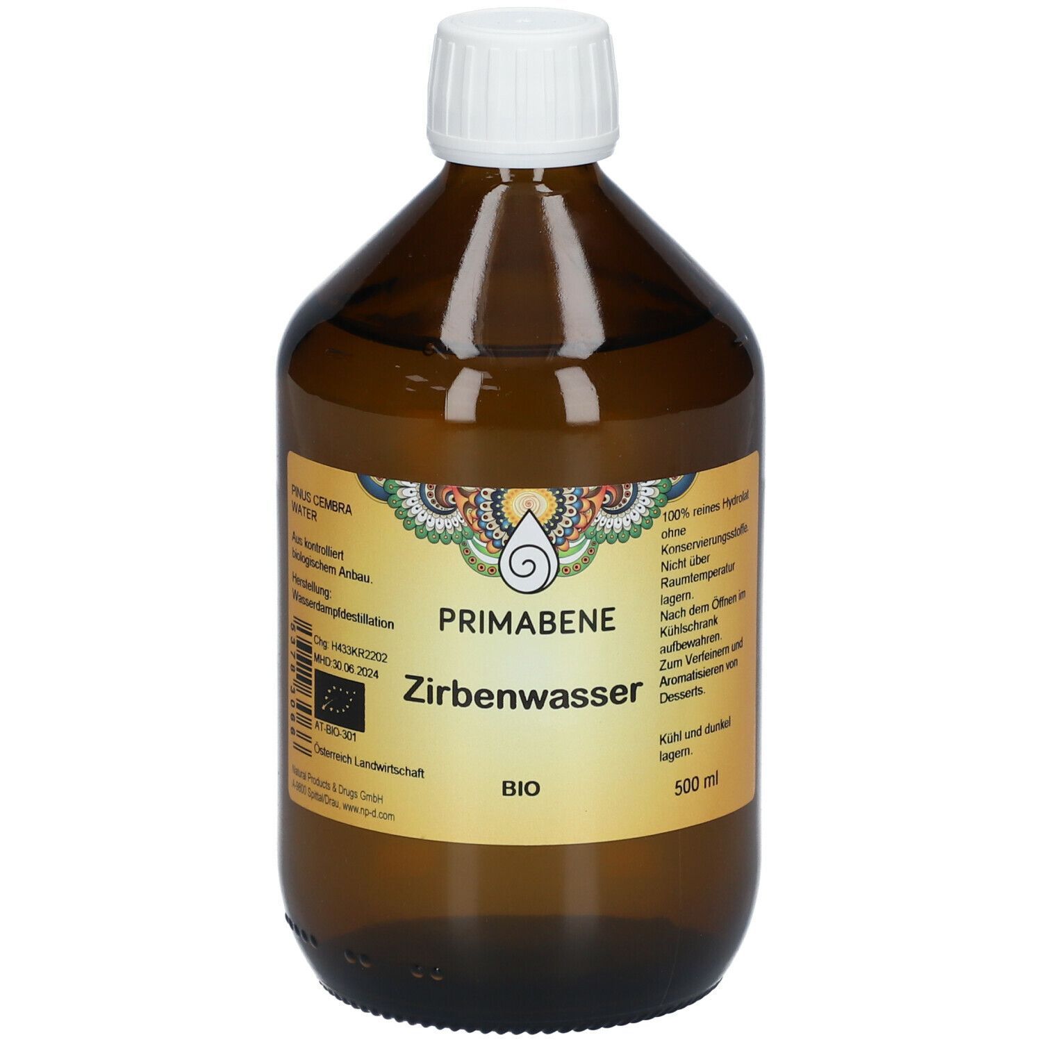 Primabene Eau d'arolle bio