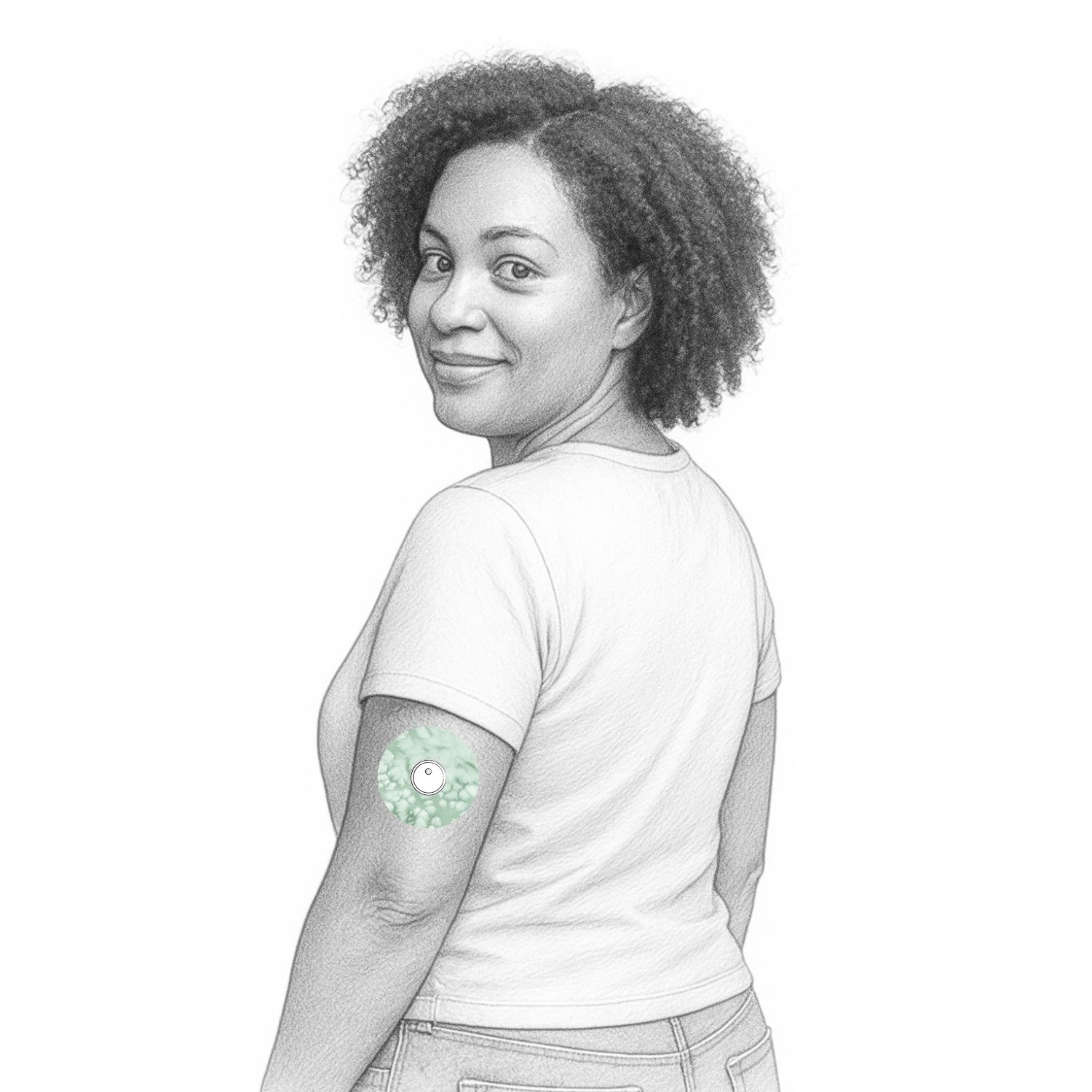 Diasticker® FreeStyle Libre 3 / 3 Plus Fixiertapes "Cool Mint"