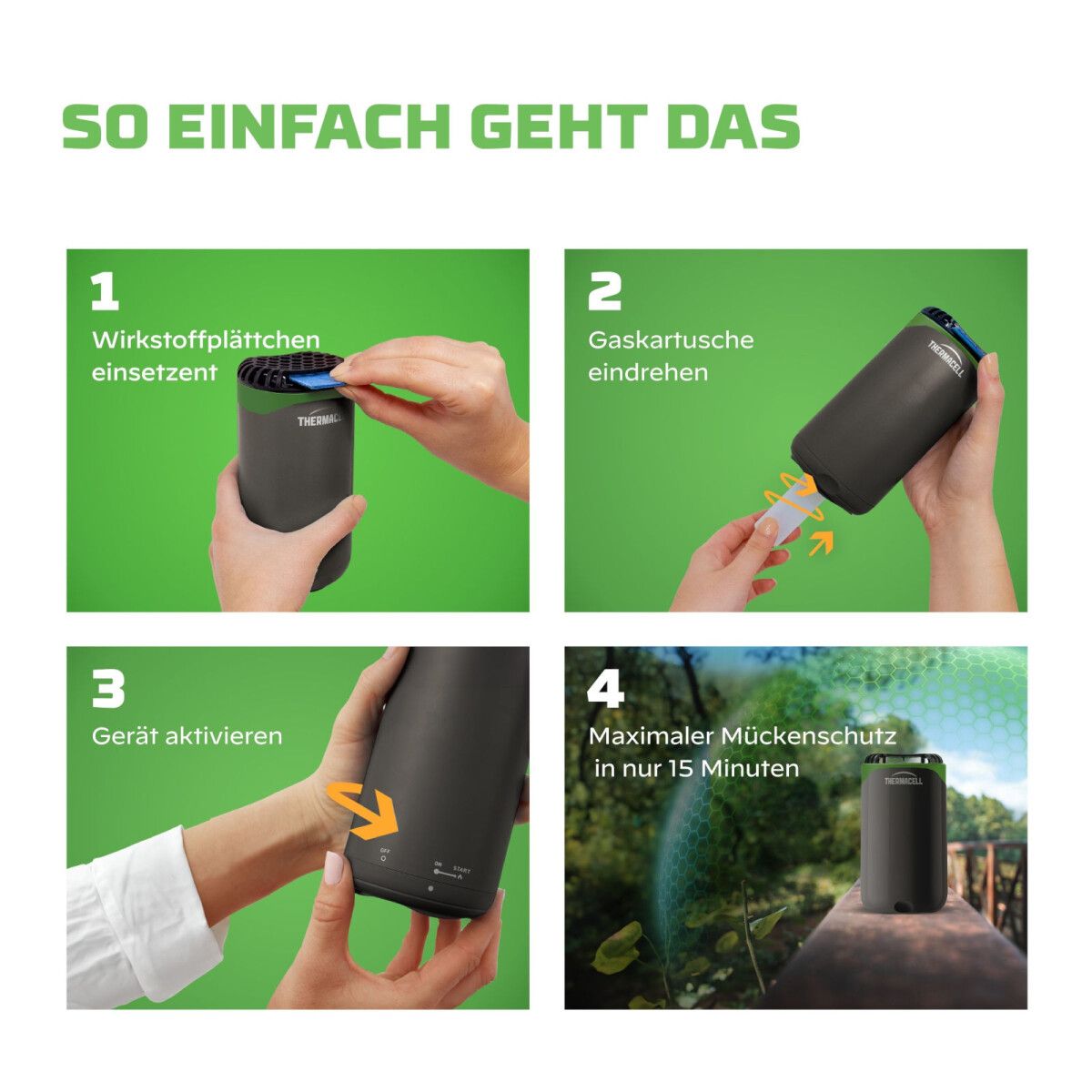 Thermacell Mückenabwehr Nachfüllpackung 48 Stunden