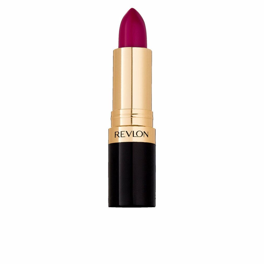 Lippenstift mit schwarzem Boden, goldener Mitte und pinkfarbener Spitze. REVON-Logo sichtbar.