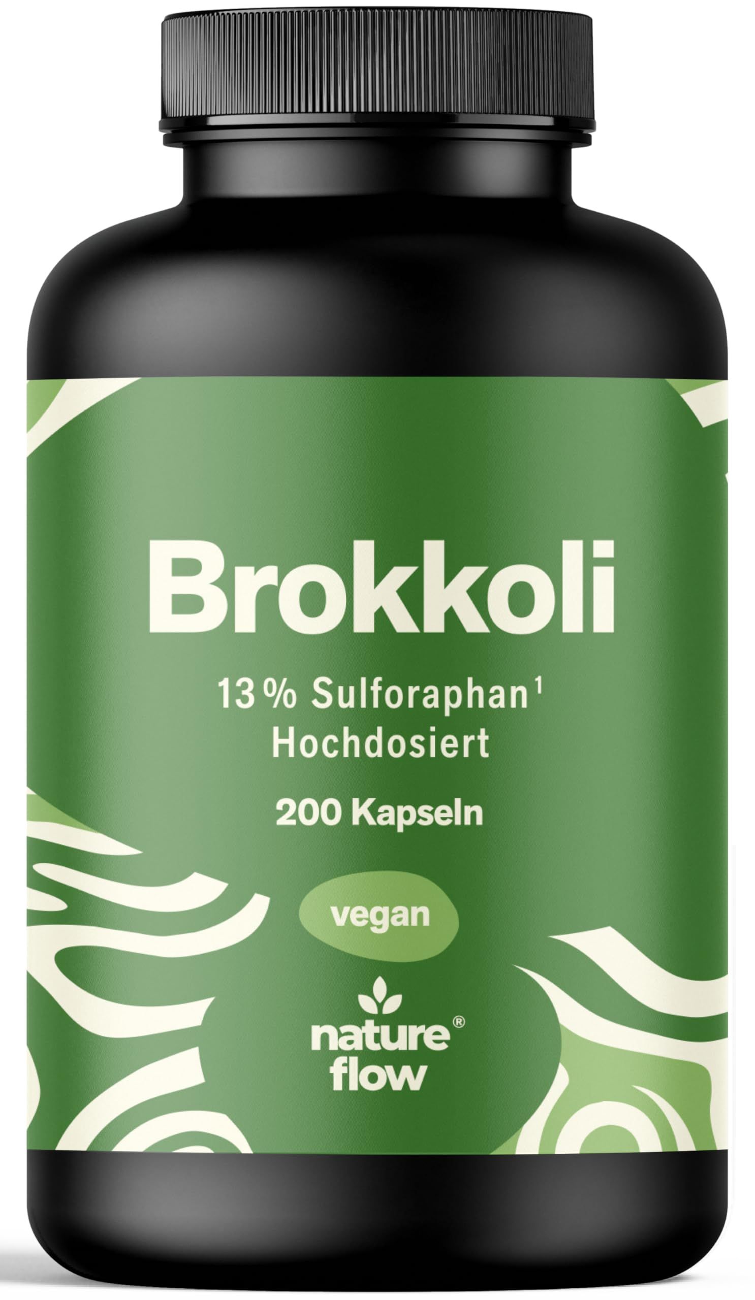 Nature Flow Brokkoli Kapseln Hochdosiert - 200 3 Monate Vorrat 131 g