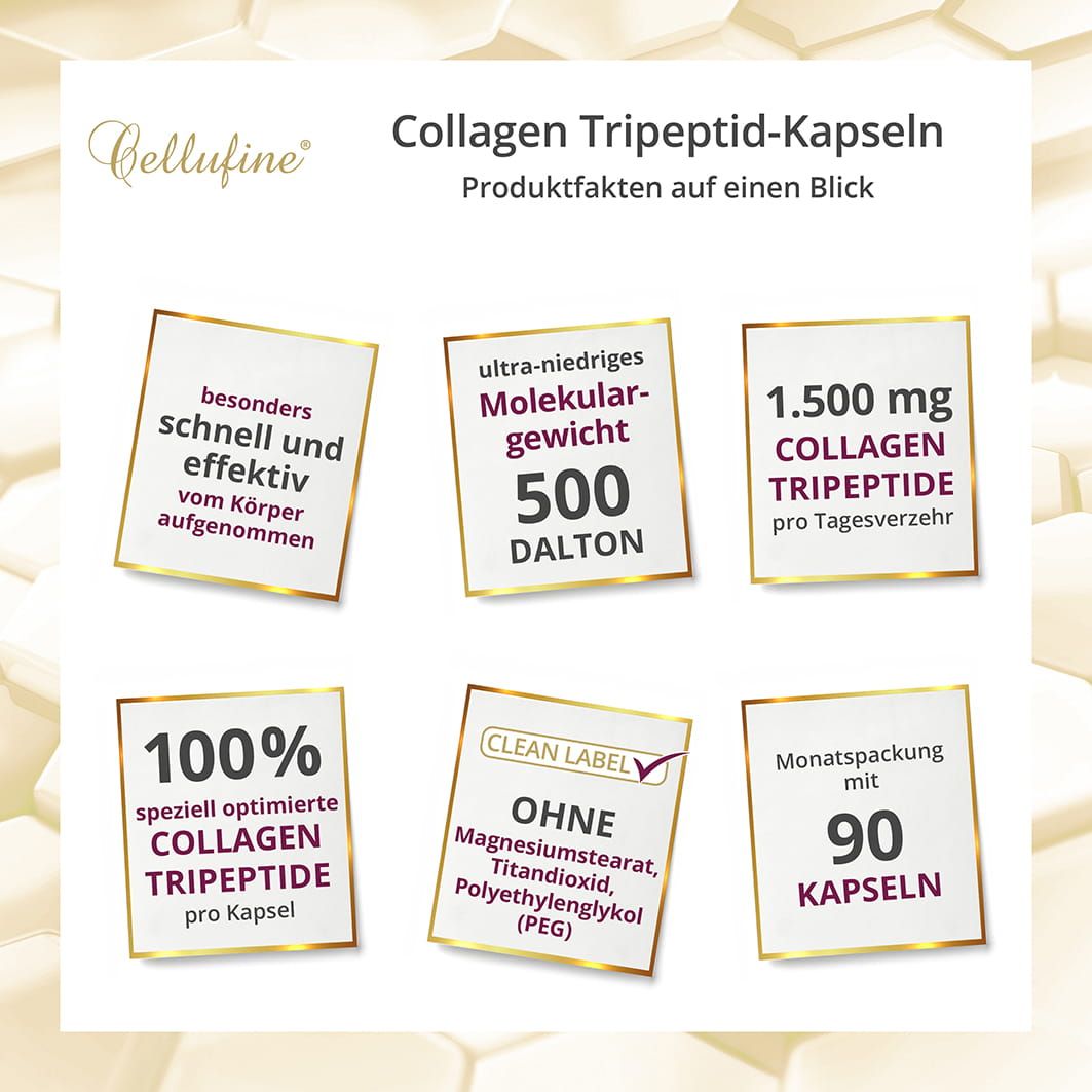 Cellufine Collagen Tripeptide Rind Kapseln 90 St