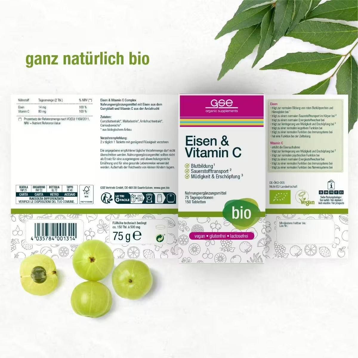 GSE Eisen & Vitamin C Complex (Bio)