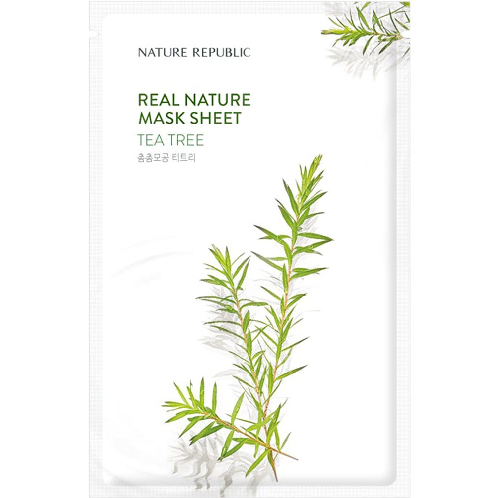 NATURE REPUBLIC Real Nature Tea Tree Sheet Face Mask