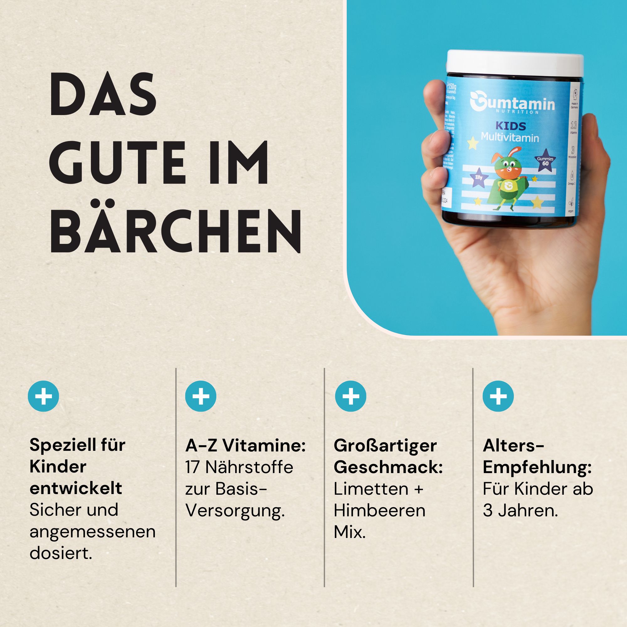 Kinder Multivitamin Gummies | Gumtamin