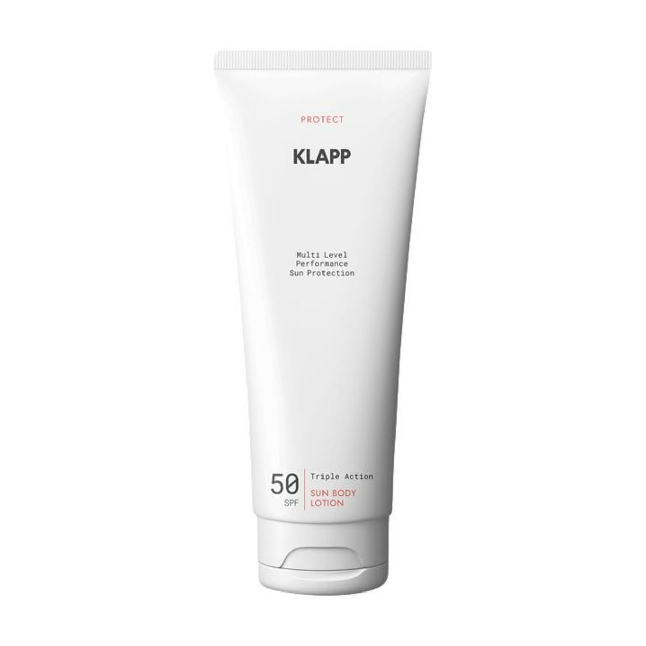 Klapp, Multi Level Performance Sun Protection Triple Action Sun Body Lotion 50 SPF