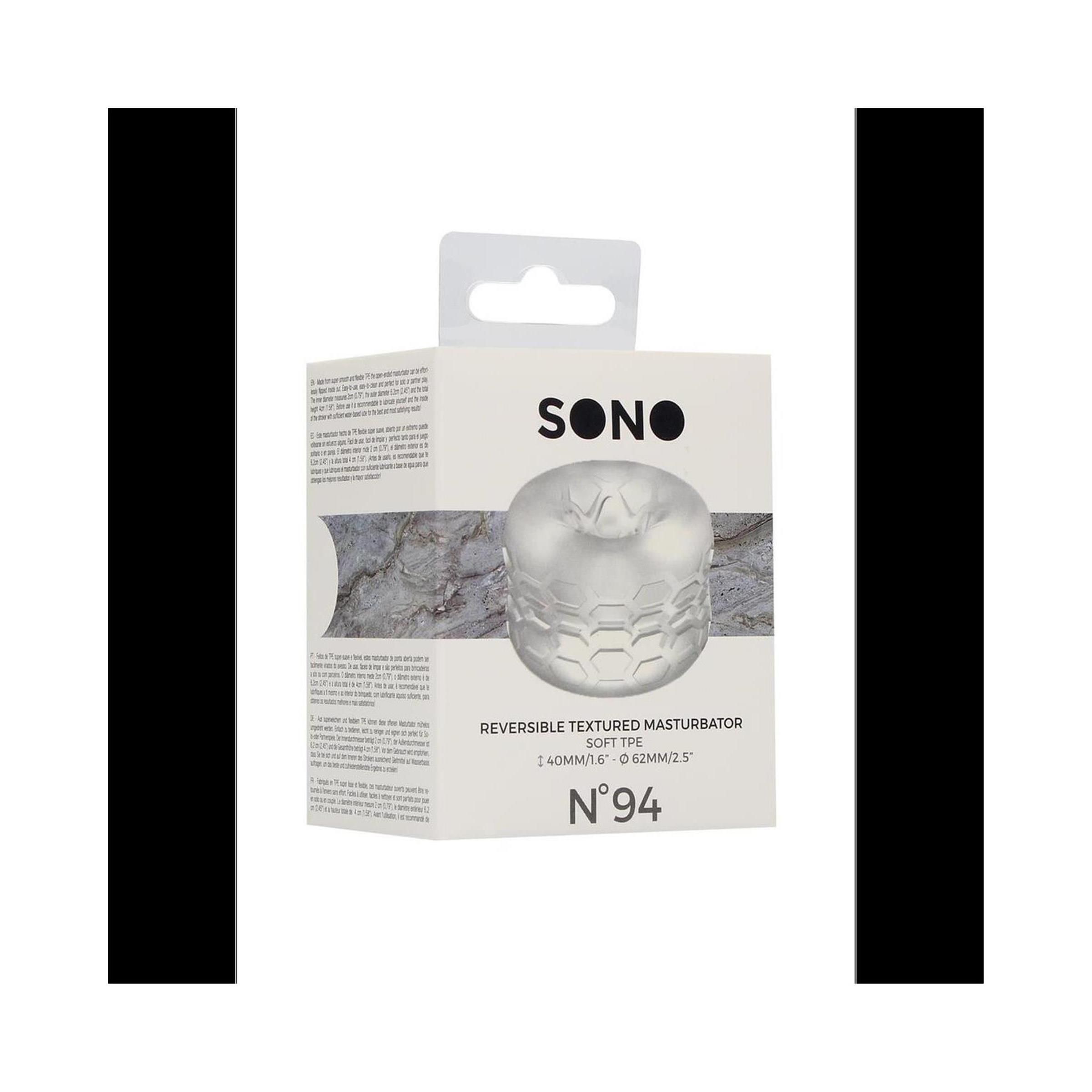 Sono by Shots - No.94 - Cockring Masturbator and Bumper in 1