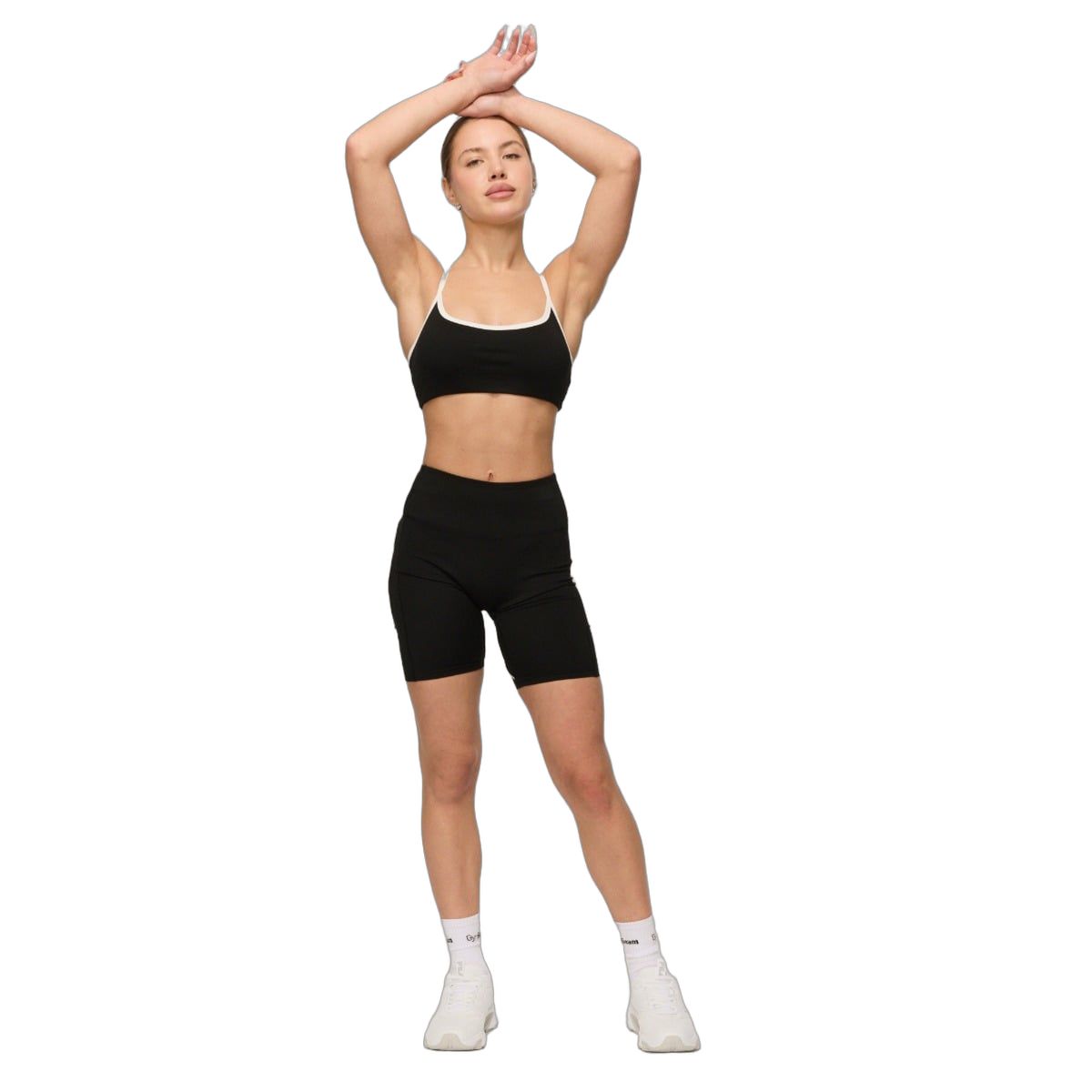 GymBeam Shorts Damen Slim mit Gummizug Varsity Black