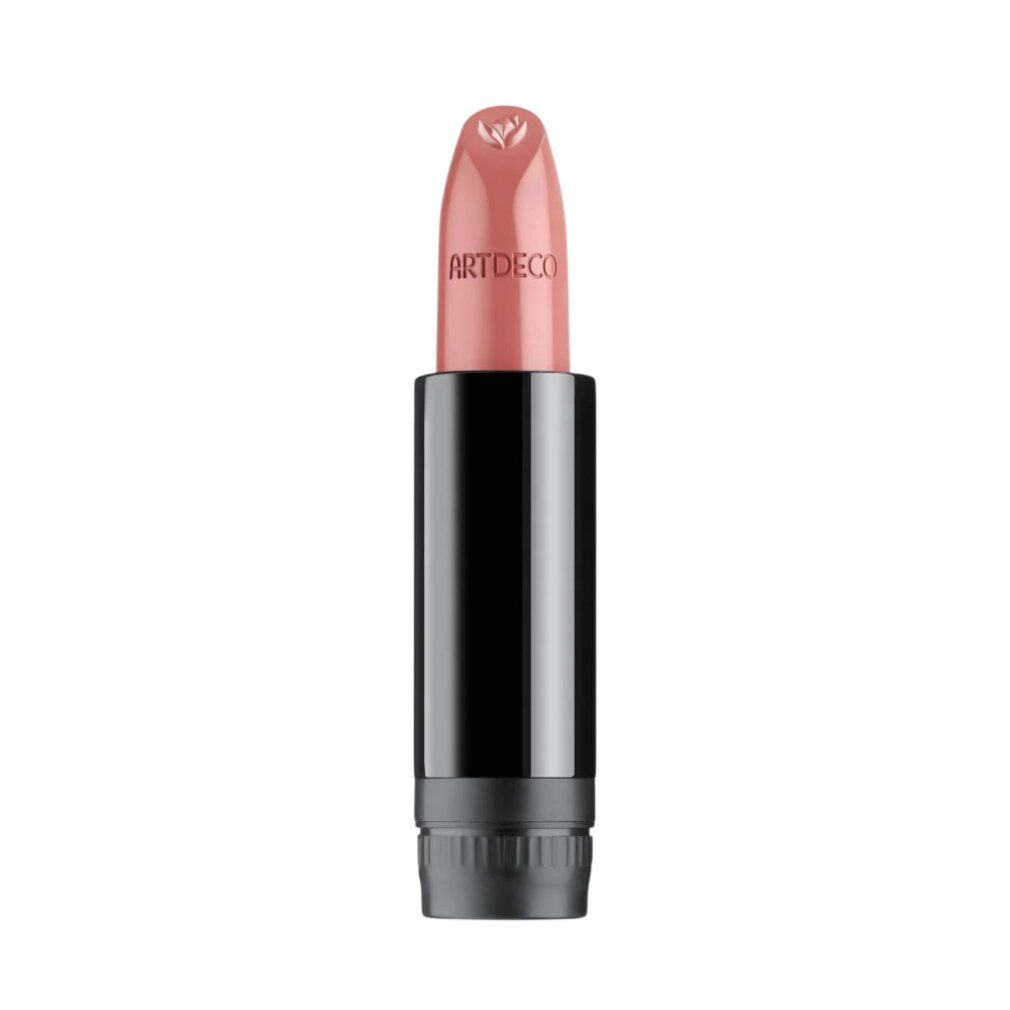 ARTDECO Lippenstift in Rosa mit schwarzem Schaft und silbernem Ring.