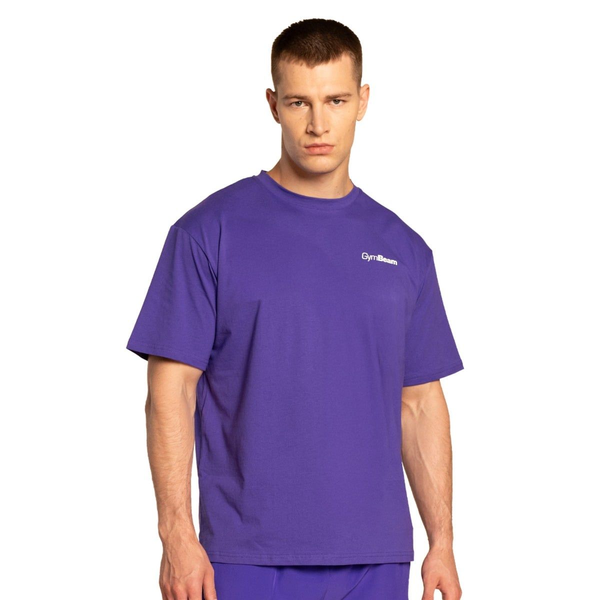 GymBeam T-Shirt Herren Oversized Kurzarm Limitless Royal 1 St