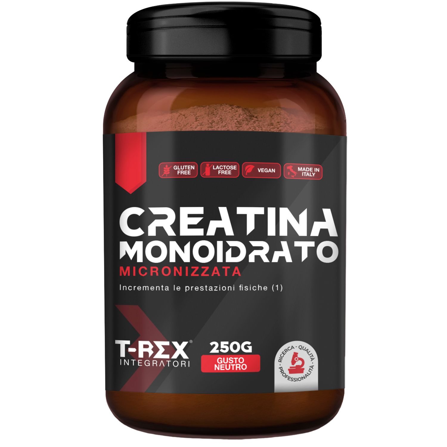 T-Rex Integratori Creatina Monoidrato Micronizzata polvere 250 g