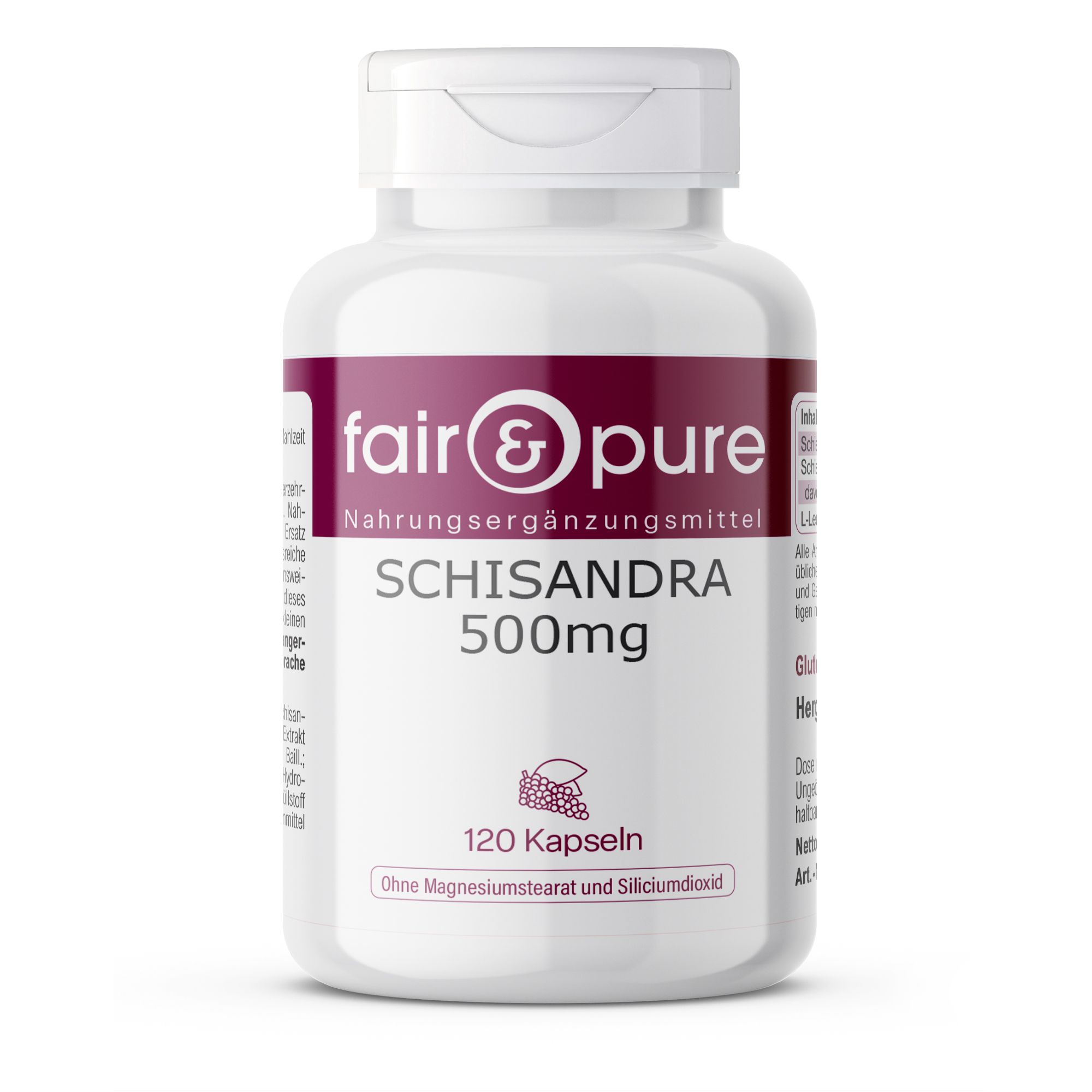 Schisandra Extrakt 500 mg Kapseln 120 St