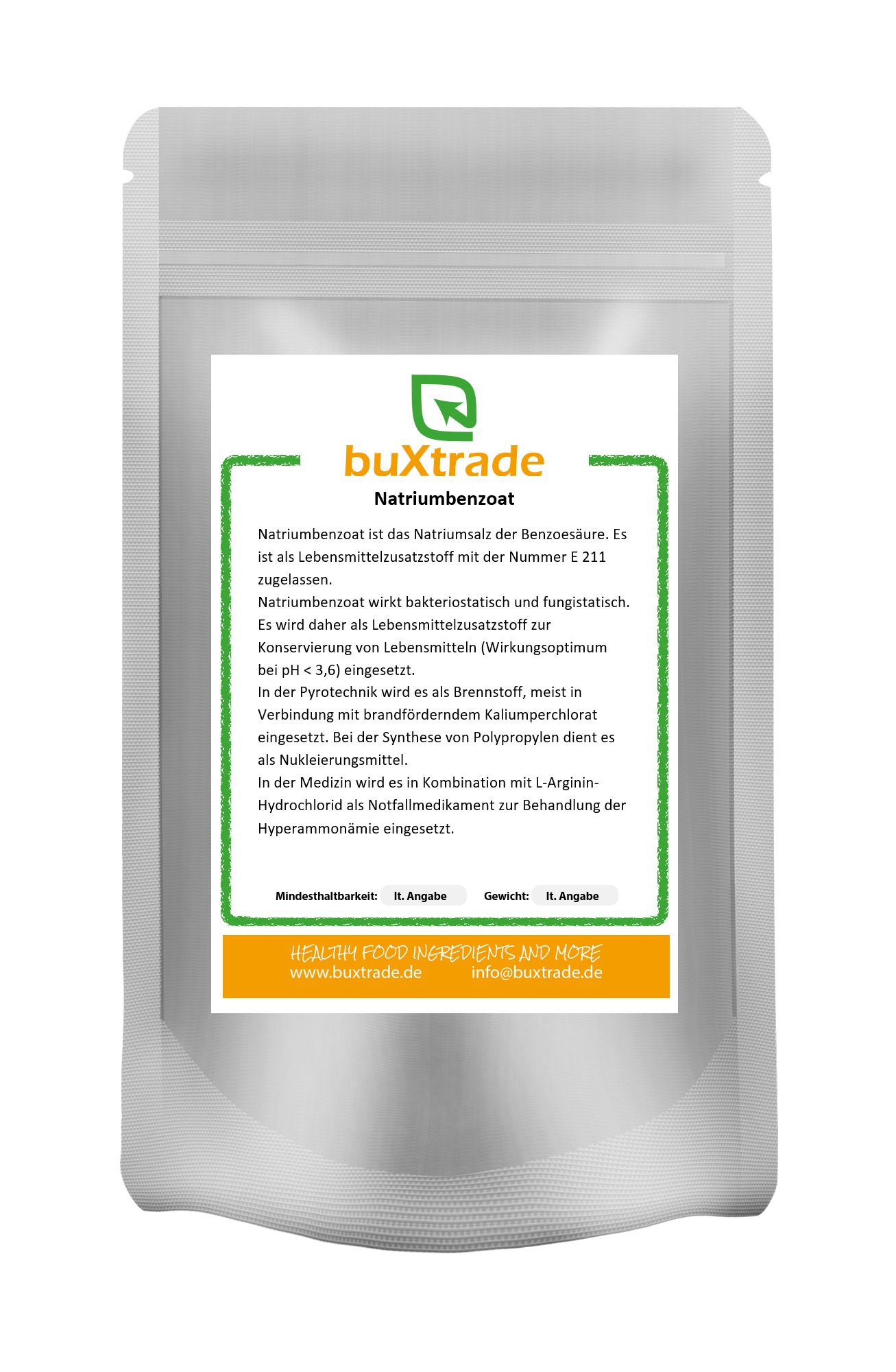 buXtrade Natriumbenzoat Pulver