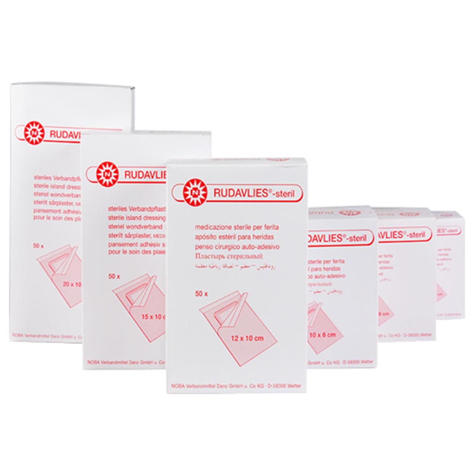 NOBA Rudavlies sterile Wundpflaster 25 cm x 10 cm