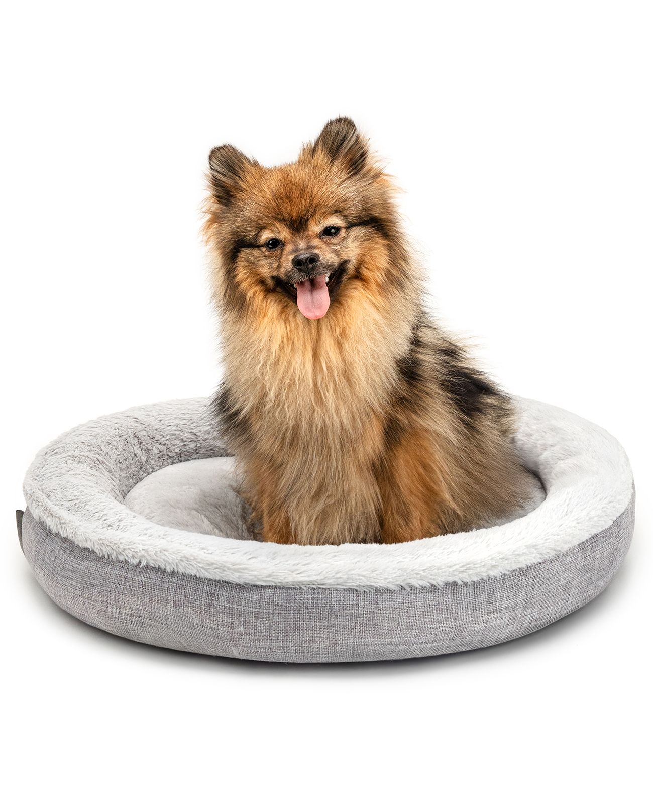 lionto Rundes Hundebett - Donutbed