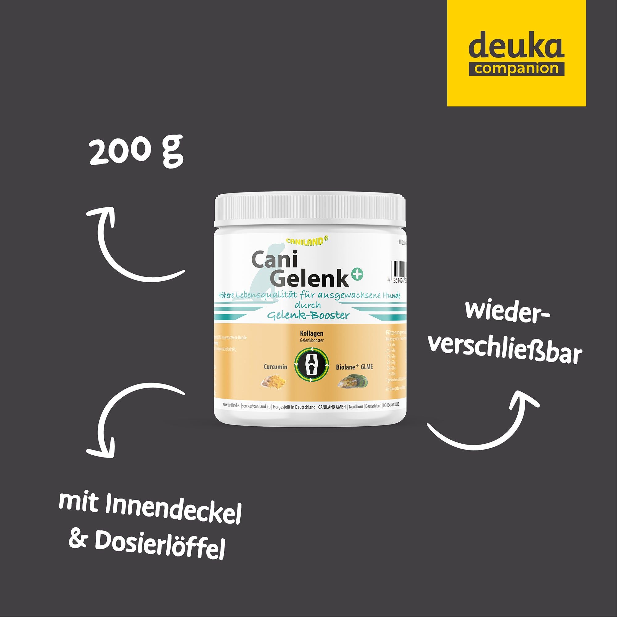 caniland Cani Gelenk + | Supplement für Hunde mit Gelenkproblemen